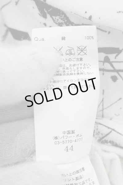 画像4: CIVARIZE / サイドジップ総柄カットソー 44 ホワイト O-24-11-22-003-CI-to-YM-OS (4)