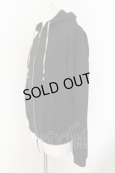画像2: KMRii / Rayon Jersey Parka パーカー 2 ブラック O-24-11-22-019-KM-to-YM-ZT007 (2)