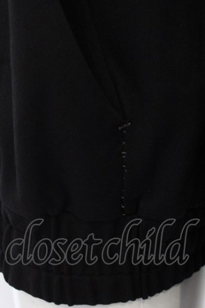 画像3: KMRii / Rayon Jersey Parka パーカー 2 ブラック O-24-11-22-019-KM-to-YM-ZT007 (3)