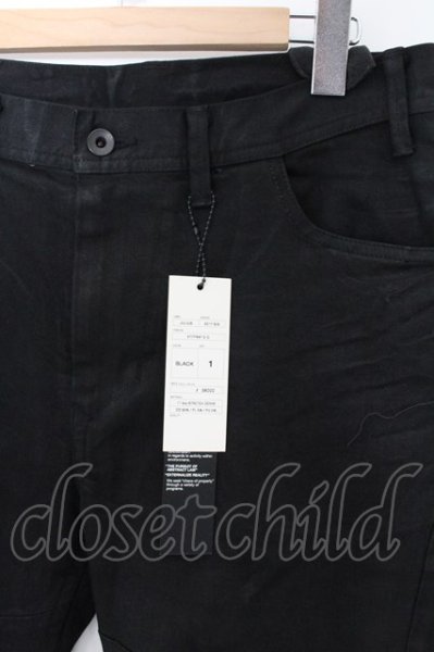 画像2: JULIUS / 11.5OZ アークドインディレクトパンツ 1 ブラック O-24-11-22-026-JU-pa-YM-ZT255 (2)