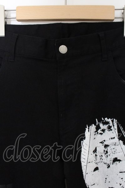 画像2: SWITCHBLADE / GRAPHIC PRINT DENIM パンツ L ブラック O-24-11-22-027-SW-pa-YM-ZT007 (2)