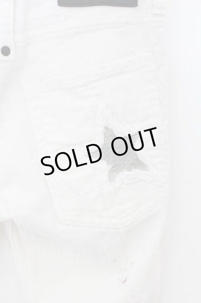 画像8: LGB / ST103-B2D クロスプロントダメージスキニーデニムパンツ 25（レディース） ホワイト O-24-11-22-033-LG-pa-YM-OS (8)