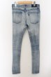 画像3: JACKROSE / ブリーチストレッチダメージスキニーデニムパンツ 29 アイスブルー O-24-11-22-034-JA-pa-YM-ZT255 (3)