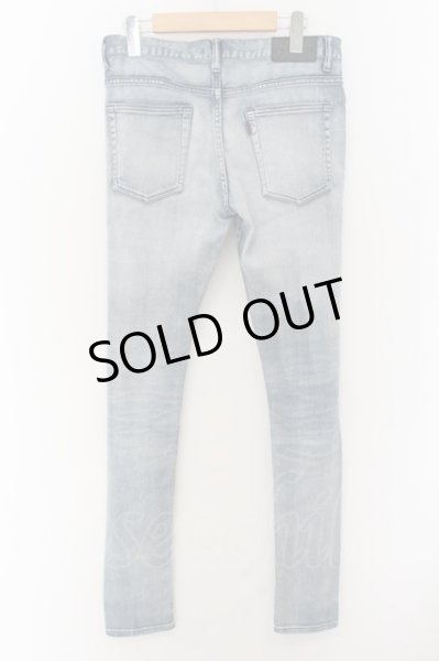 画像3: JACKROSE / ブリーチストレッチダメージスキニーデニムパンツ 29 アイスブルー O-24-11-22-034-JA-pa-YM-ZT255 (3)