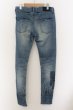 画像2: JACKROSE / パッチワークストレッチスキニーデニムパンツ 29 インディゴ O-24-11-22-035-JA-pa-YM-ZT1127 (2)