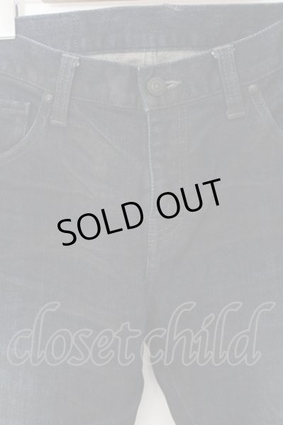 画像2: TORNADO MART / ダークアクアシューカットデニムパンツ M インディゴ O-24-11-22-040-TO-pa-YM-ZT255 (2)