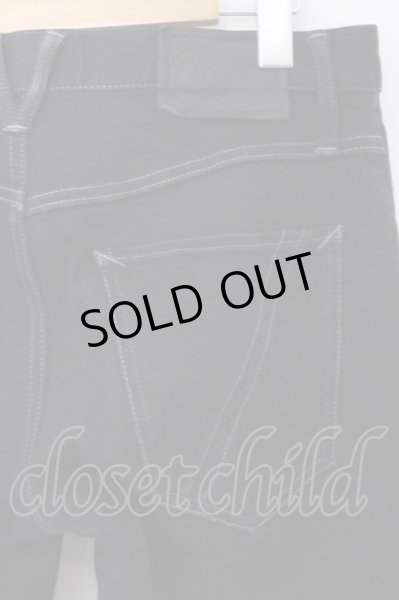 画像4: VANQUISH / ブラックスキニーストレッチデニムパンツ 30 ブラック O-24-11-22-041-VA-pa-YM-OS (4)