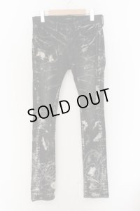 CIVARIZE / Shelling 加工デニムパンツ 42 ブラック O-24-11-22-042-CI-pa-YM-ZT255