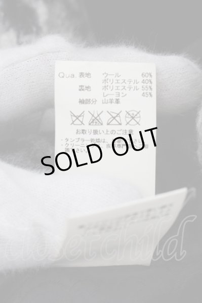 画像5: CIVARIZE / Engrose ゴートレザー切り替えライダースジャケット 46 ブラックｘグレー O-24-11-22-005-CI-ou-YM-OS (5)