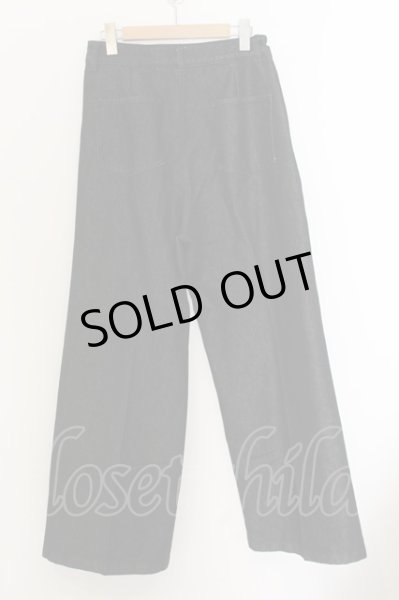 画像2: ADRER / ナローデニムパンツ S ブラック O-24-11-22-045-AD-pa-YM-OS (2)