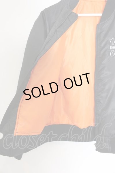 画像3: Moonage Devilment(清春) / MA-1　ブルゾンジャケット M ブラック O-24-11-22-006-Mo-ou-YM-M006 (3)