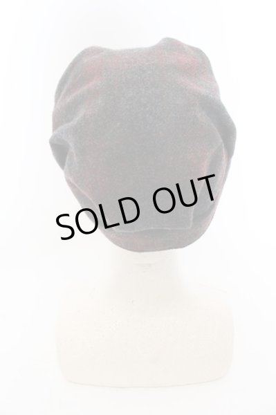 画像4: Moonage Devilment(清春) / タータンキャスケット S レッド O-24-11-22-055-Mo-za-YM-ZT147 (4)