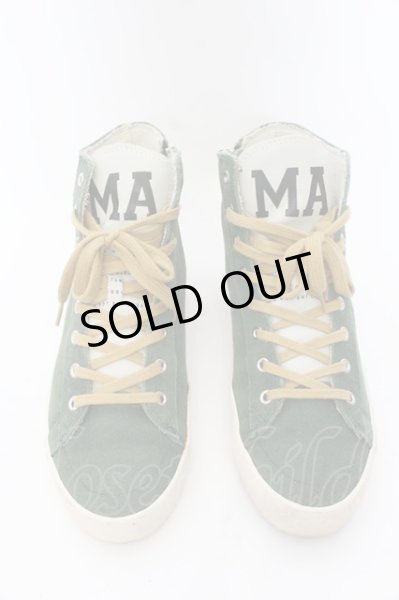 画像2: Moonage Devilment(清春) / MAハイカットスニーカー  グリーン O-24-11-22-057-Mo-sho-YM-ZT2000 (2)