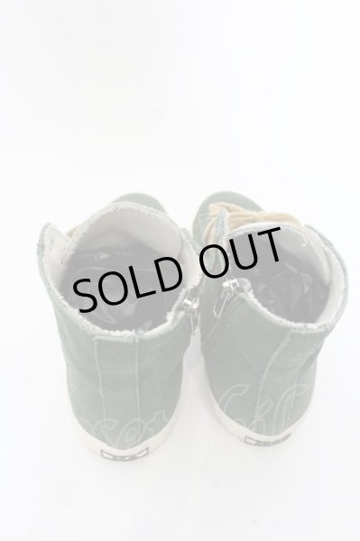 画像5: Moonage Devilment(清春) / MAハイカットスニーカー  グリーン O-24-11-22-057-Mo-sho-YM-ZT2000 (5)