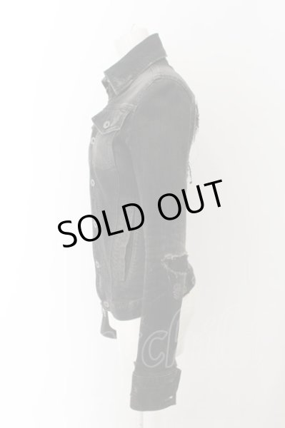 画像2: LGB / G-3/BR+L バッククロスデニムジャケット Gジャン 0（レディース） ブラック O-24-11-22-007-LG-ja-YM-OS (2)