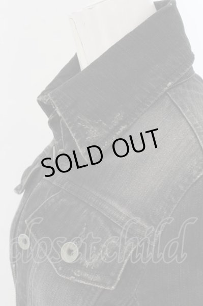 画像3: LGB / G-3/BR+L バッククロスデニムジャケット Gジャン 0（レディース） ブラック O-24-11-22-007-LG-ja-YM-OS (3)