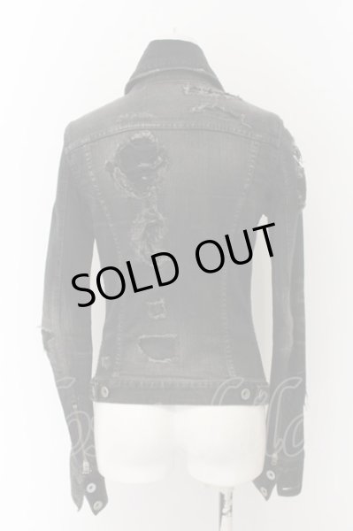 画像5: LGB / G-3/BR+L バッククロスデニムジャケット Gジャン 0（レディース） ブラック O-24-11-22-007-LG-ja-YM-OS (5)