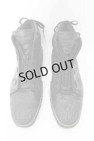 画像3: Hiromu Takahara / デストロイコンビレザースニーカー 43 ブラック O-24-11-22-061-Hi-sho-YM-ZT2000 (3)