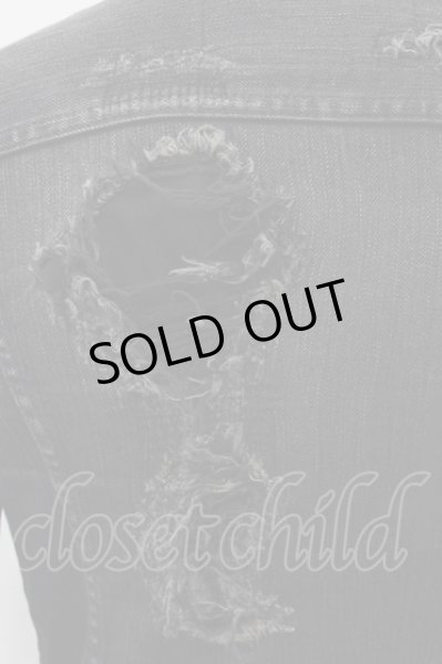 画像6: LGB / G-3/BR+L バッククロスデニムジャケット Gジャン 0（レディース） ブラック O-24-11-22-007-LG-ja-YM-OS (6)