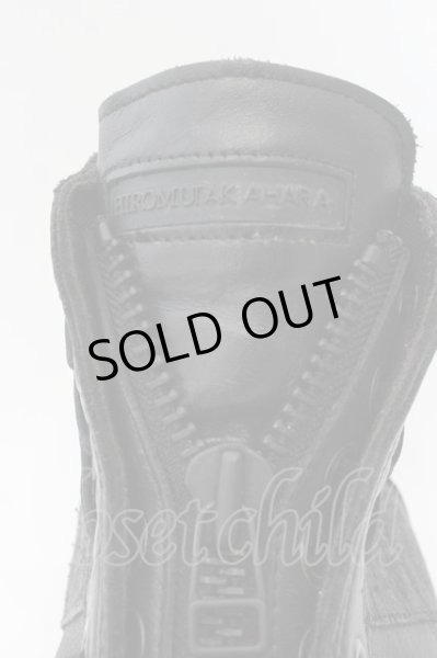 画像7: Hiromu Takahara / デストロイコンビレザースニーカー 43 ブラック O-24-11-22-061-Hi-sho-YM-ZT2000 (7)