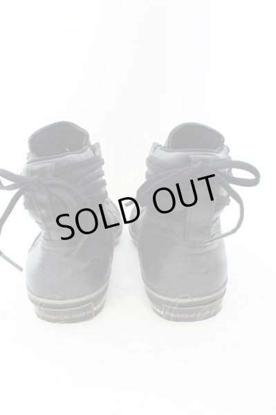 画像10: Hiromu Takahara / デストロイコンビレザースニーカー 43 ブラック O-24-11-22-061-Hi-sho-YM-ZT2000 (10)