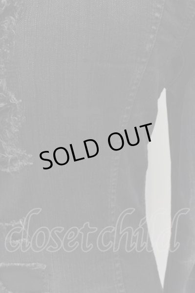 画像7: LGB / G-3/BR+L バッククロスデニムジャケット Gジャン 0（レディース） ブラック O-24-11-22-007-LG-ja-YM-OS (7)