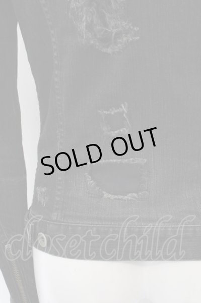 画像8: LGB / G-3/BR+L バッククロスデニムジャケット Gジャン 0（レディース） ブラック O-24-11-22-007-LG-ja-YM-OS (8)