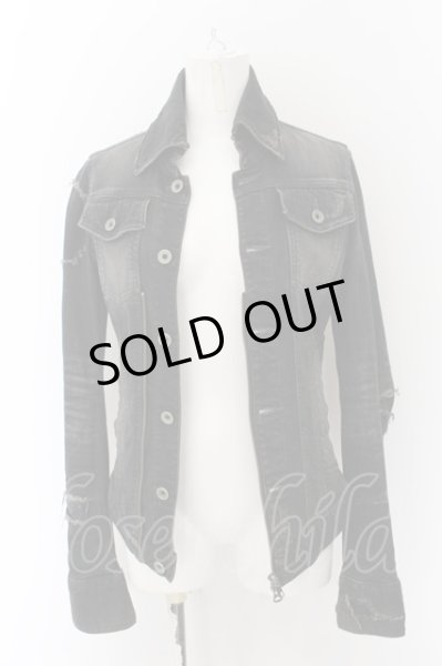 画像11: LGB / G-3/BR+L バッククロスデニムジャケット Gジャン 0（レディース） ブラック O-24-11-22-007-LG-ja-YM-OS (11)