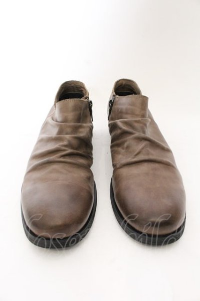 画像2: SCHLUSSEL / ドレープドレスシューズ 27cm ブラウン O-24-11-22-068-SC-sho-YM-ZT-S005 (2)