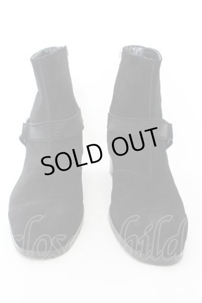 画像2: CIVARIZE / ストーンベルテッドハイヒールブーツ 43（約28cm） ブラック O-24-11-22-069-CI-sho-YM-OS (2)