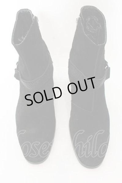 画像3: CIVARIZE / ストーンベルテッドハイヒールブーツ 43（約28cm） ブラック O-24-11-22-069-CI-sho-YM-OS (3)