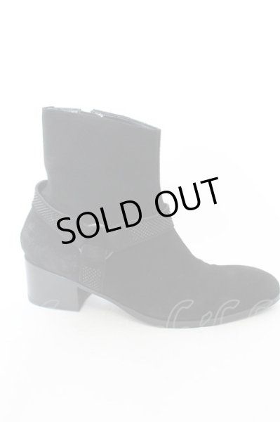 画像9: CIVARIZE / ストーンベルテッドハイヒールブーツ 43（約28cm） ブラック O-24-11-22-069-CI-sho-YM-OS (9)