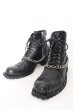 画像1: CIVARIZE / Amazing チェーン付きレースアップブーツ 42(26-26.5cm) ブラック O-24-11-22-070-CI-sho-YM-OS (1)