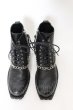 画像3: CIVARIZE / Amazing チェーン付きレースアップブーツ 42(26-26.5cm) ブラック O-24-11-22-070-CI-sho-YM-OS (3)