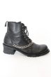 画像8: CIVARIZE / Amazing チェーン付きレースアップブーツ 42(26-26.5cm) ブラック O-24-11-22-070-CI-sho-YM-OS (8)