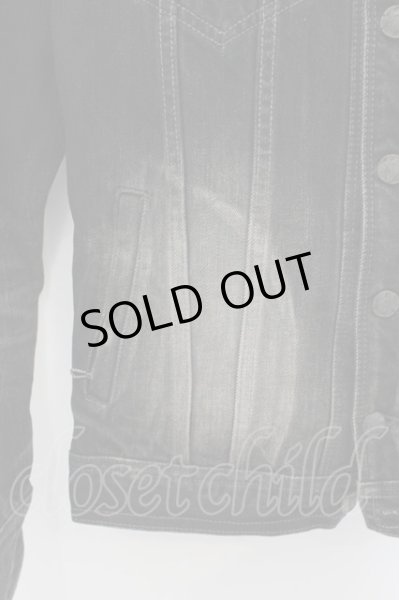 画像3: FUGA / Proved Trueデニムジャケット Gジャン 44 ブラック O-24-11-22-013-FU-ja-YM-OS (3)