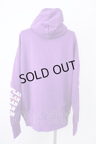 画像2: A'GEM9 / PLAN ACTIONハーフジップパーカー  パープル T-24-11-29-002-A'-to-YM-ZT367 (2)