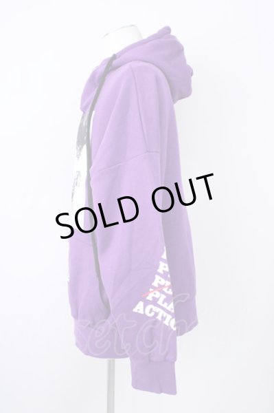 画像3: A'GEM9 / PLAN ACTIONハーフジップパーカー  パープル T-24-11-29-002-A'-to-YM-ZT367 (3)