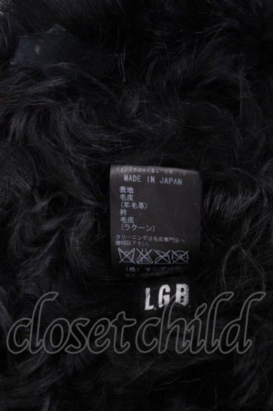 画像8: LGB / VEST/FUR/W/M【メンズ1】ラムファーベスト 1 ブラック T-24-11-29-001-LG-to-YM-ZT194 (8)