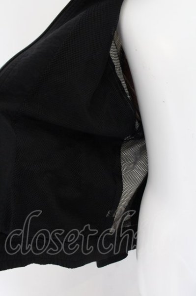 画像3: NO ID. BLACK / FUCK AROUND バックプリントナイロンブルゾン 1 ブラックｘホワイトｘレッド O-24-11-30-032-NO-ja-YM-ZT119 (3)