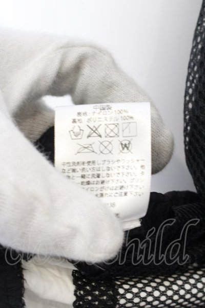 画像4: NO ID. BLACK / FUCK AROUND バックプリントナイロンブルゾン 1 ブラックｘホワイトｘレッド O-24-11-30-032-NO-ja-YM-ZT119