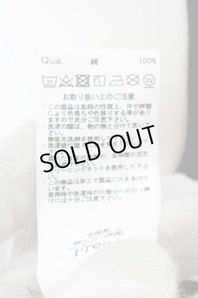 画像3: NOVESSEL / ダメージレイヤードタンクトップ F ブラックｘホワイト O-24-11-30-033-NO-to-YM-ZT393 (3)