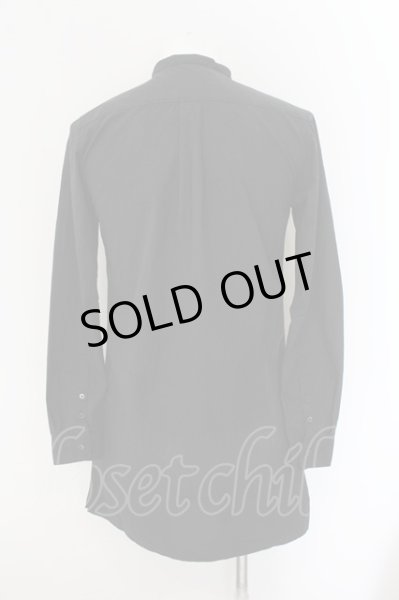 画像3: FUGA / OVER SHOOT ノーカラーロングシャツ 44 ブラック O-24-11-30-034-FU-sh-YM-ZT119 (3)