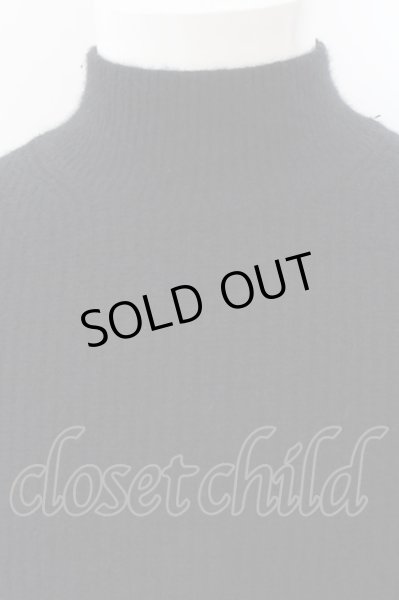 画像2: GOSTAR DE FUGA / フォックス混モックネックニットソー 46 ブラック O-24-11-30-036-GO-to-YM-ZT235 (2)