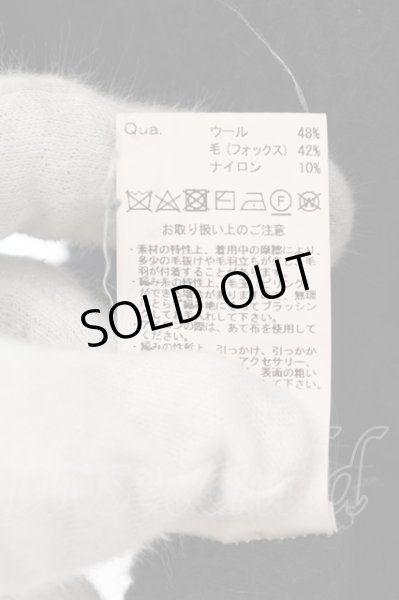 画像4: GOSTAR DE FUGA / フォックス混モックネックニットソー 46 ブラック O-24-11-30-036-GO-to-YM-ZT235 (4)