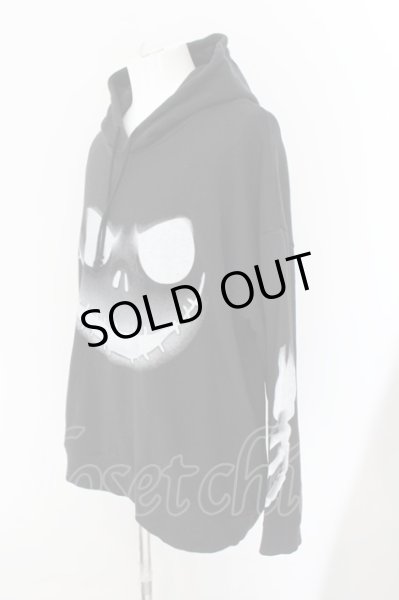 画像2: CIVARIZE / ナイトメアパーカービッグプルオーバーパーカー F ブラック O-24-11-30-039-CI-to-YM-ZT236 (2)