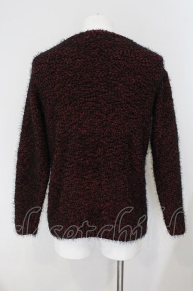 画像2: BUFFALO BOBS / HOROBOROS(ホロボロス)フェザーモールニット 1-2 ワイン O-24-11-30-047-BU-to-YM-ZT234 (2)