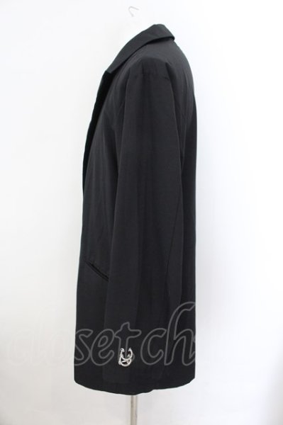 画像3: Xspada / 刺繍ロングテーラード L ブラック O-24-11-30-006-Xs-sh-YM-ZT204 (3)