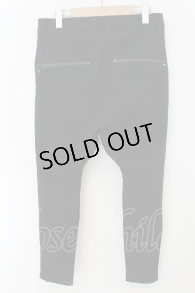 画像2: NO ID. BLACK / スウェットライダースサルエルスキニーパンツ 1 ブラック O-24-11-30-051-NO-pa-YM-OS (2)