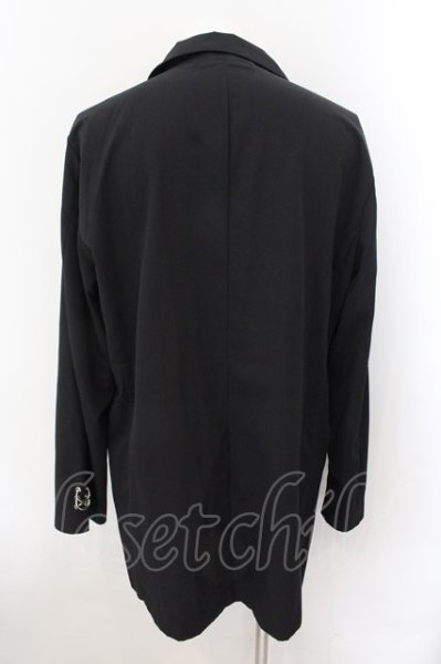 画像4: Xspada / 刺繍ロングテーラード L ブラック O-24-11-30-006-Xs-sh-YM-ZT204 (4)